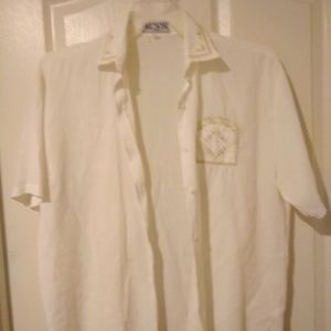 Al' Son short sleeve button down shirt